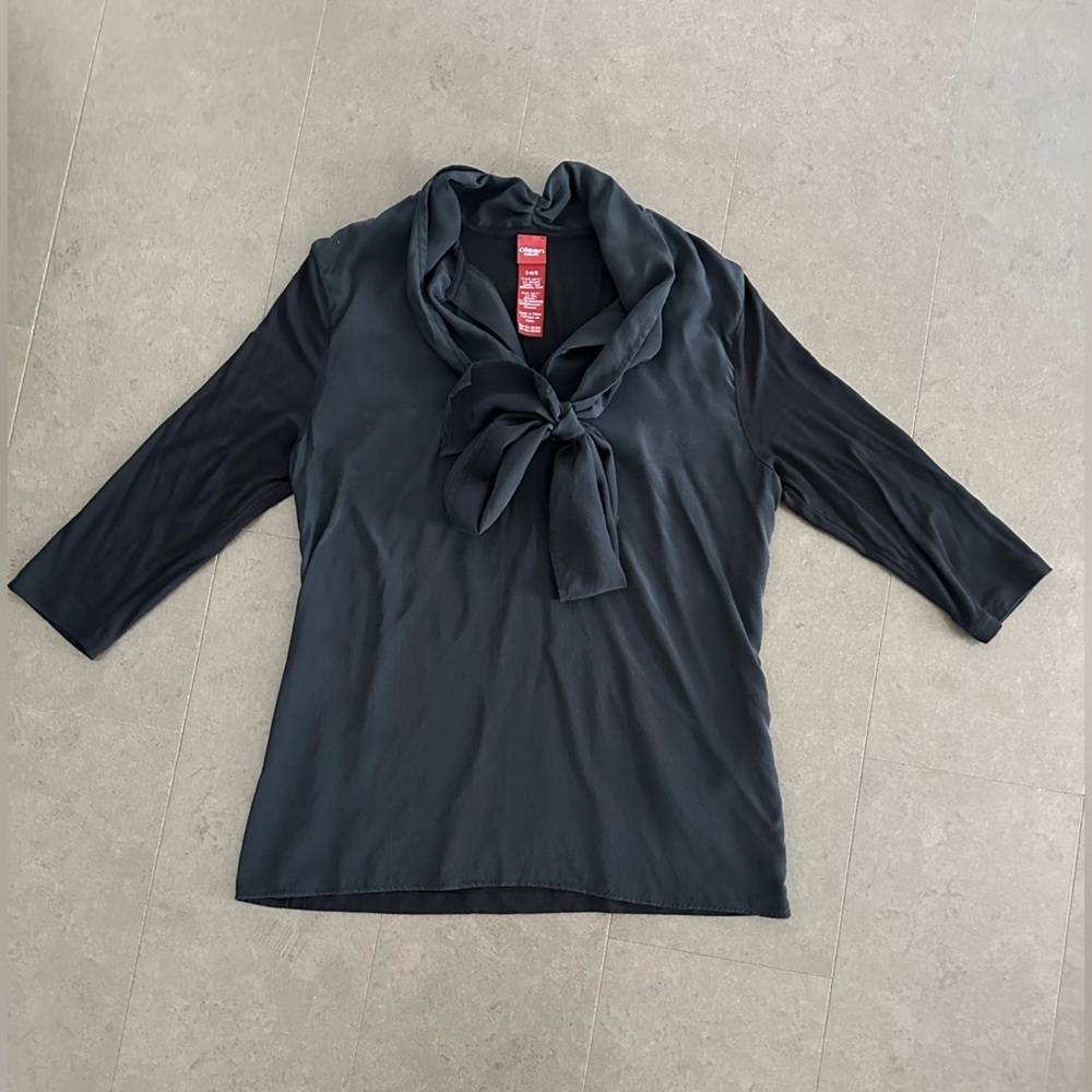 Olsen Europe Elegant silk Black Top size 8